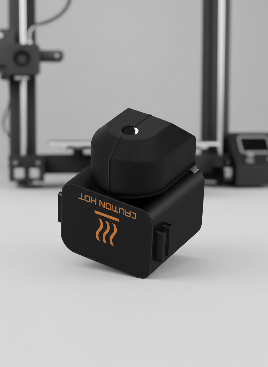 Миниатюра Силиконовый носок Bambu Lab A1 mini, чехол, теплоизоляция хотенда для 3D принтера 1