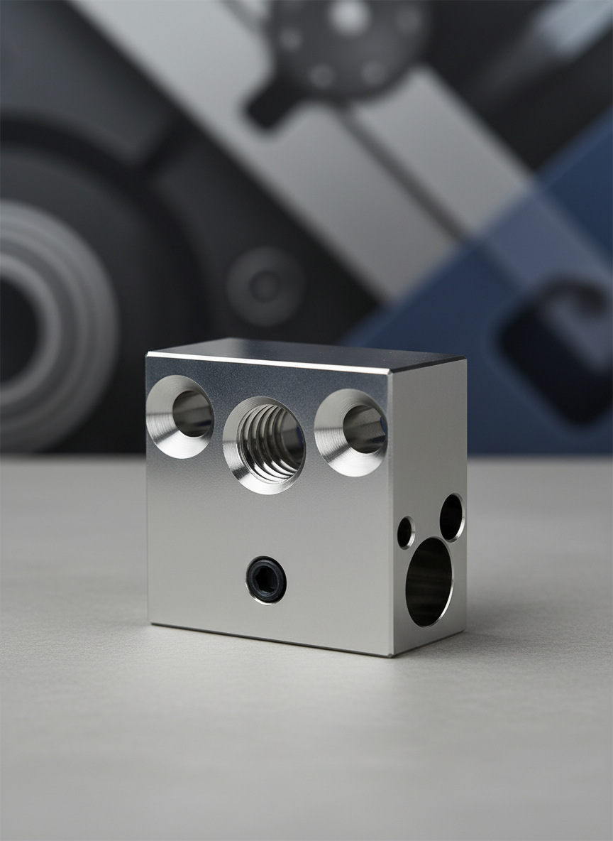 Миниатюра Нагревательный блок CR10 медный для термокапсулы 1