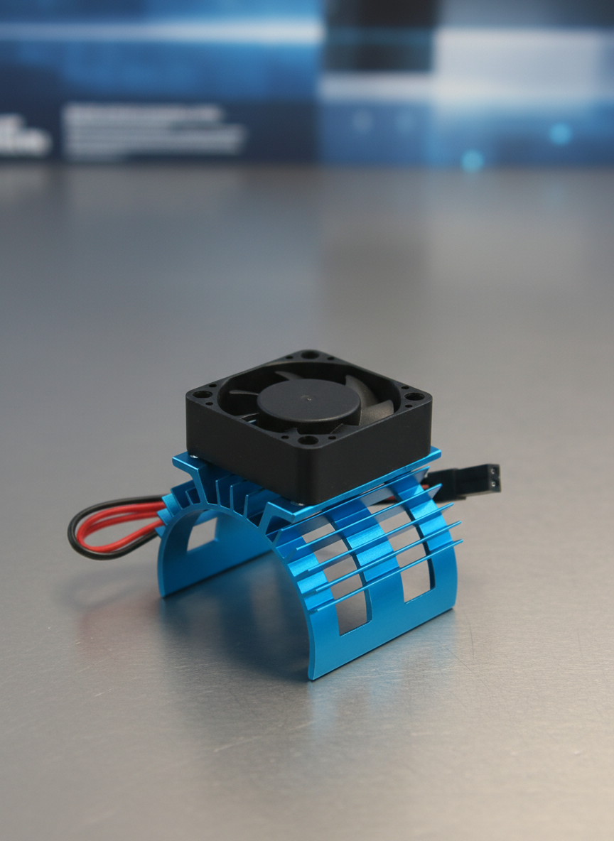 Миниатюра Радиатор с куллером для моторов 540 и 550 класса 1