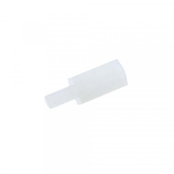 Миниатюра Стойка пластиковая M3х10мм+6 (белая) 3