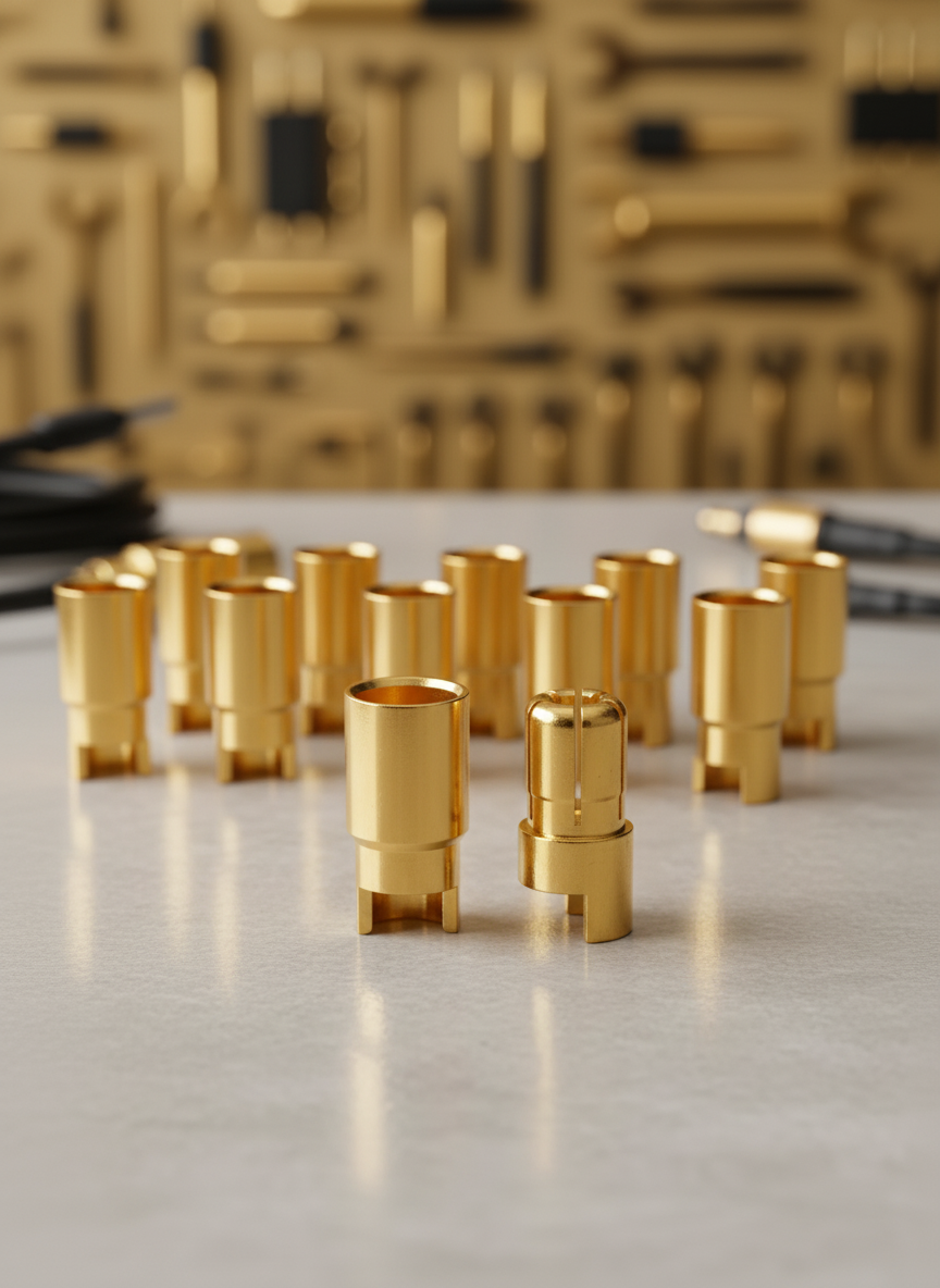 Миниатюра Контакт силовой 6.0 мм Amass типа банан Banan 3