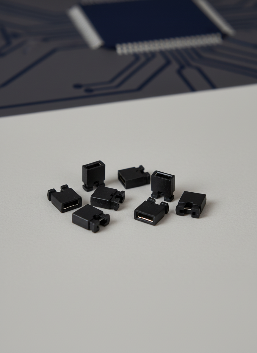 Миниатюра Перемычки 2.54 мм черные для схем и электроники 1