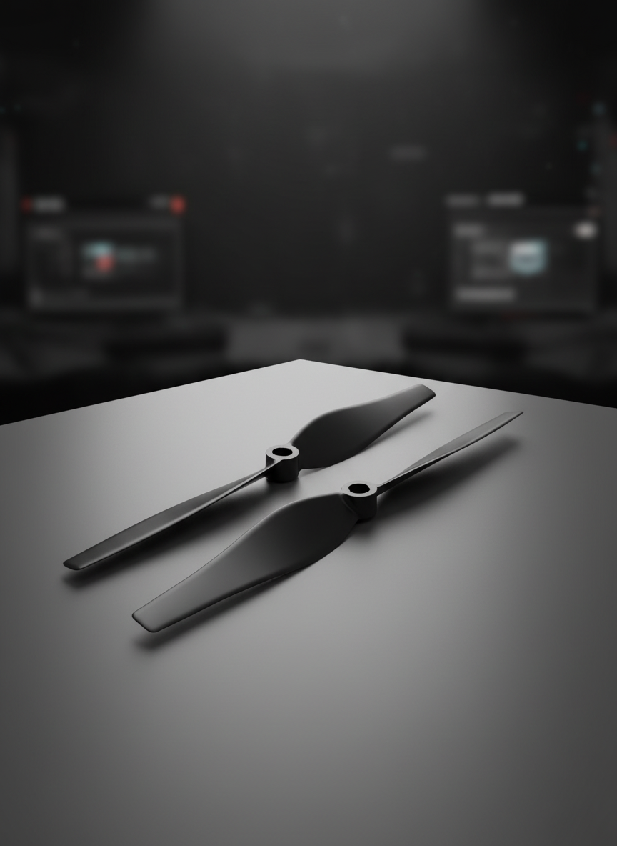 Миниатюра Пропеллеры Gemfan Carbon Nylon 3D DJI 8045 8 x 4.5 дюймов, для квадрокоптеров, 1 пара (CW + CCW) 1