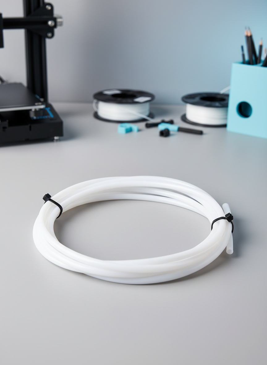 Миниатюра Трубка фторопластовая (тефлоновая, PTFE) 4 х 2 мм для 3D-принтеров 1