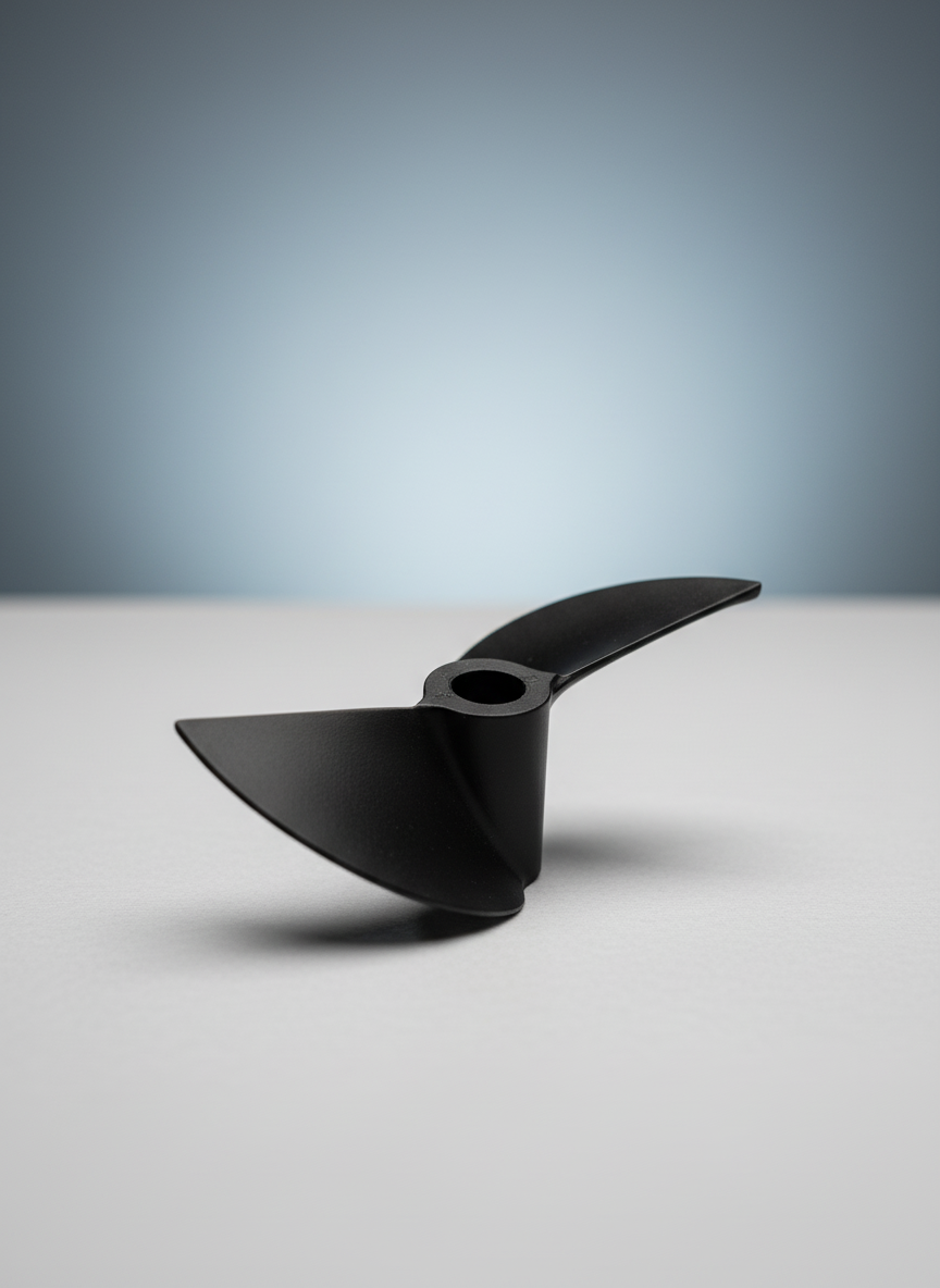 Миниатюра Гребной винт 42 x 40 мм, 2 лопасти, вал 4.8 мм, правый для радиоуправляемых катеров 1