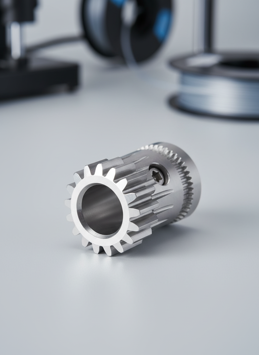 Миниатюра Шестерня для экструдера Bondtech BMG с фиксирующим винтом 1