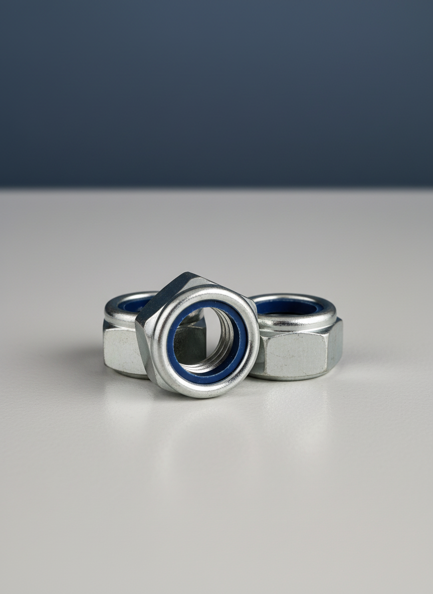 Миниатюра Гайка М3 стопорная, самоконтрящаяся 1