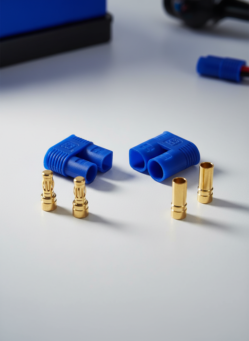 Миниатюра Контакт EC3.5 силовой 3.5мм с прочным корпусом для RC моделей 1