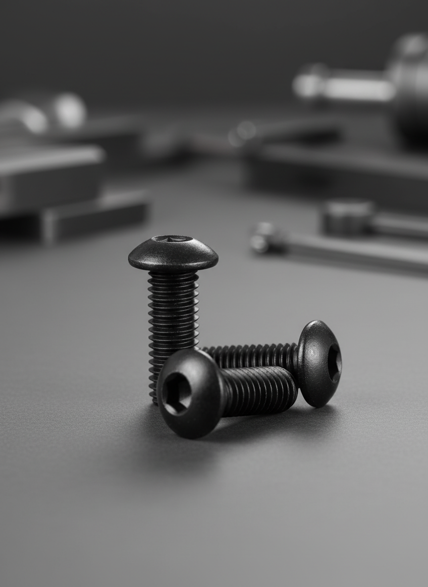 Миниатюра Винт под шестигранник М3 х 14 (полукруглая головка 1