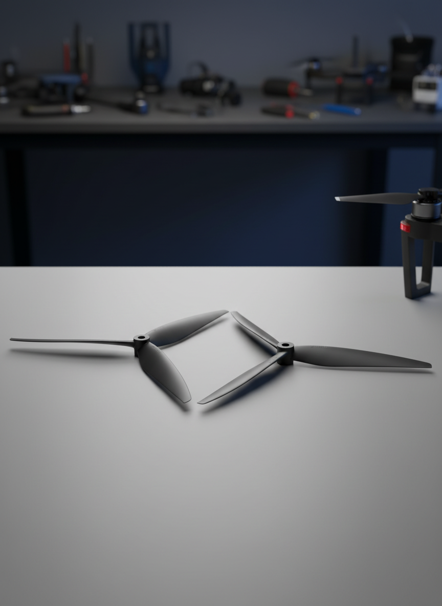 Миниатюра Пропеллеры Gemfan Cinelifter Glass Fiber Nylon 1410 3-х лопастной (1CCW + 1 CW) 1