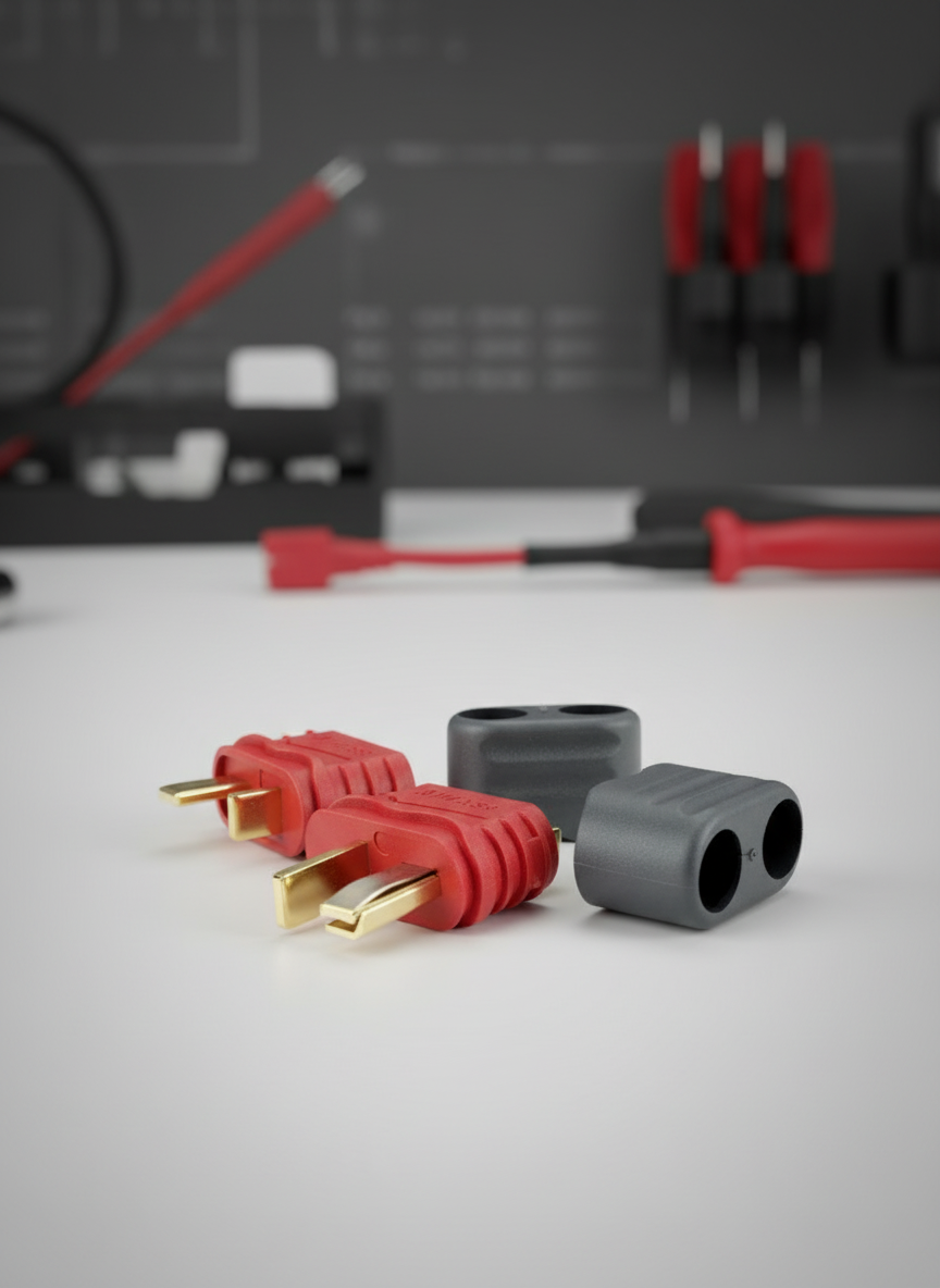 Миниатюра Силовой контакт AMASS T-plug с защитным корпусом 1