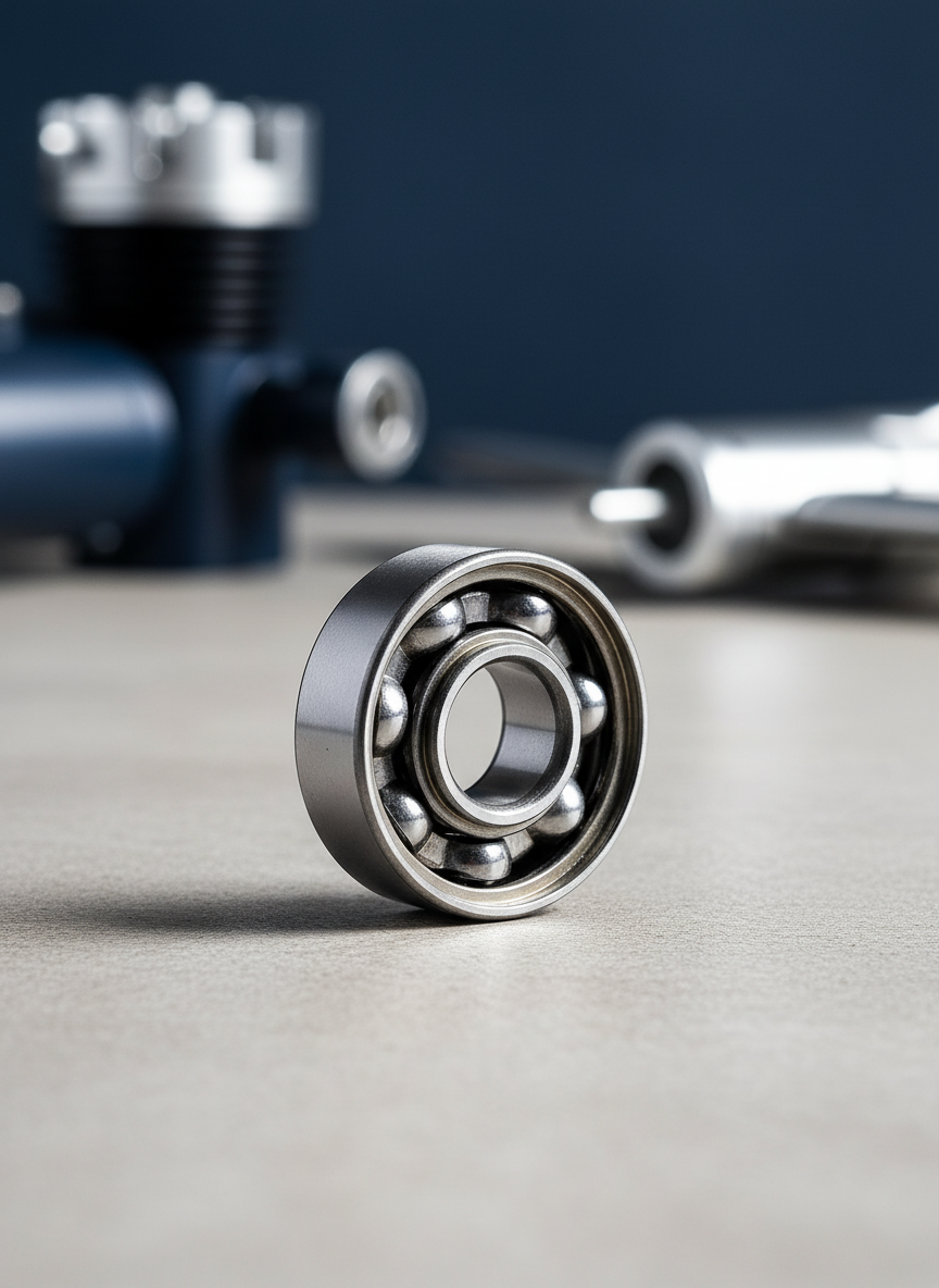 Миниатюра Подшипник носовой 6 x 15 мм 696X1ZZ для компрессионного микро двигателя FORA 2.5cc для кордовых моделей самолетов 1