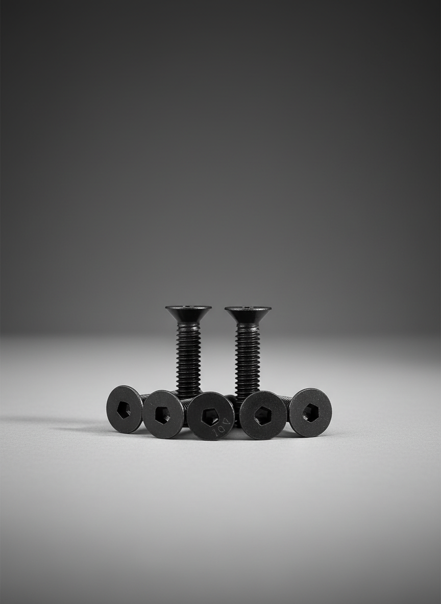 Миниатюра Винт M3 х 8 мм под шестигранник с потайной головкой DIN912 1