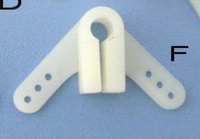 Миниатюра Качалка Haoye для RC моделей L36.5xW22мм Тип F 3