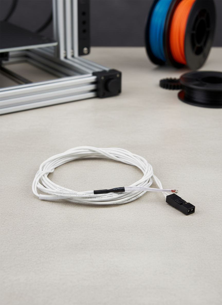 Миниатюра Термистор NTC 100K 1% 3950 с проводами и разъемом Dupont , датчик температуры 3Д принтера 1