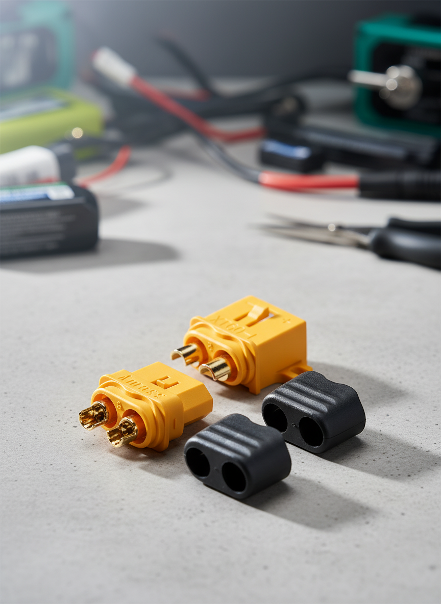 Миниатюра Силовой контакт AMASS XT60L для RC моделей 1