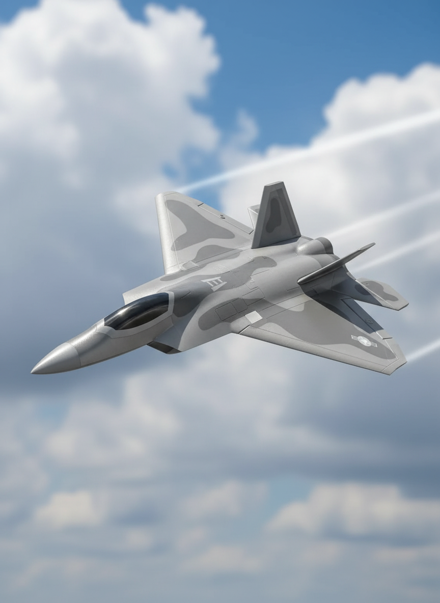Миниатюра Самолет Volantex 761-7 F-22 Raptor RTF с системой стабилизации 1