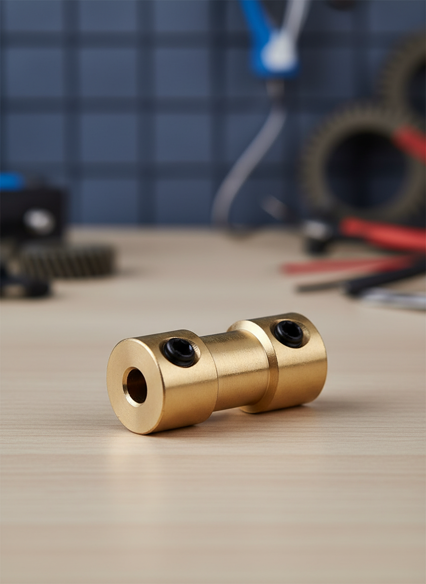 Миниатюра Муфта соединения вала Haoye для валов 2 мм, D 9 x H 20 мм 1