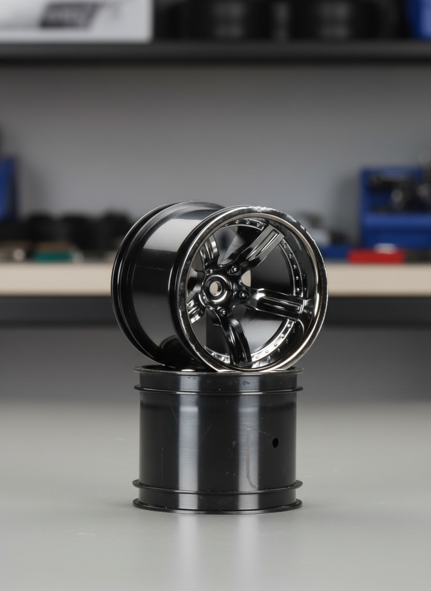 Миниатюра Диски VORTEX , черный/хром, ARRMA 2WD 1/10 (1 пара) 1