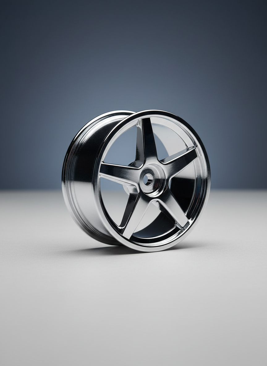 Миниатюра Передний хромированный диск ACME для RC моделей 2 шт 1