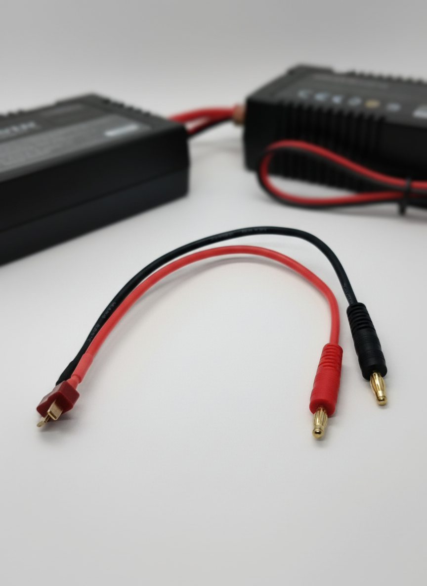 Миниатюра Кабель T-Plug 20 см 14AWG для зарядки аккумуляторов 1