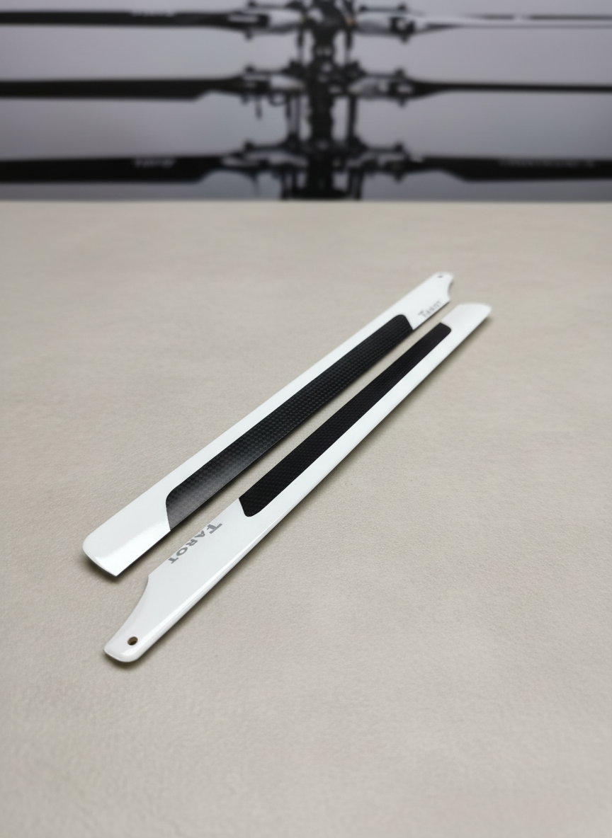 Миниатюра Лопасти Tarot карбон 345 мм для вертолетов 450-480 TL1158-05 1