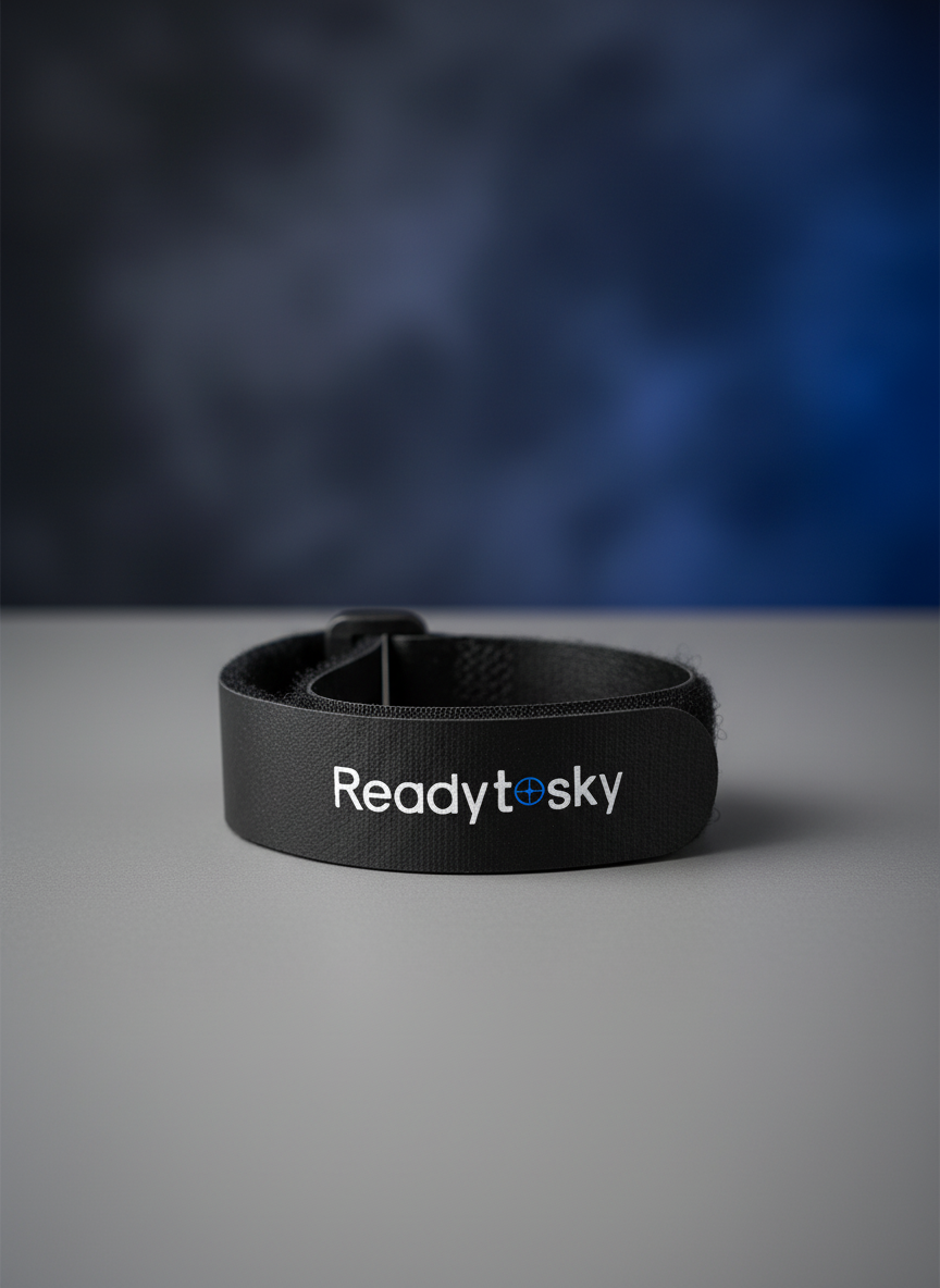 Миниатюра Стяжка для крепления аккумуляторов ReadyToSky, 20 см с липучкой нейлоновая 1