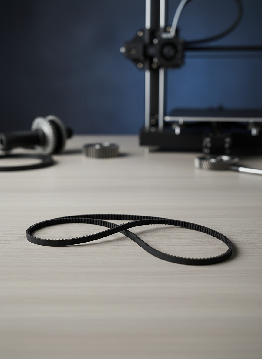 Миниатюра Зубчатый ремень GT2 6 мм, 600 мм, замкнутый, Powge 5