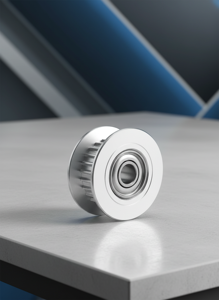 Миниатюра Шкив натяжитель для ремня GT2 6мм 20 зубьев для 3D-принтеров на вал 4мм 1