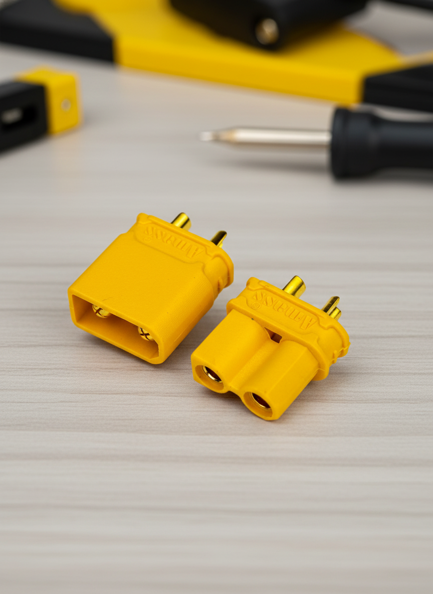 Миниатюра Разъем Amass XT30U (папа-мама) 1 шт 1