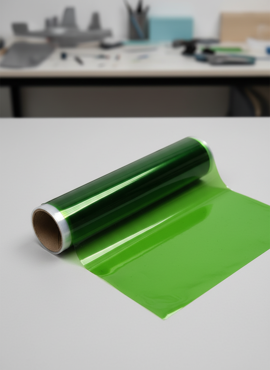 Миниатюра Пленка для обтяжки авиамоделей Cymodel, прозрачно-зеленая 600 мм 3