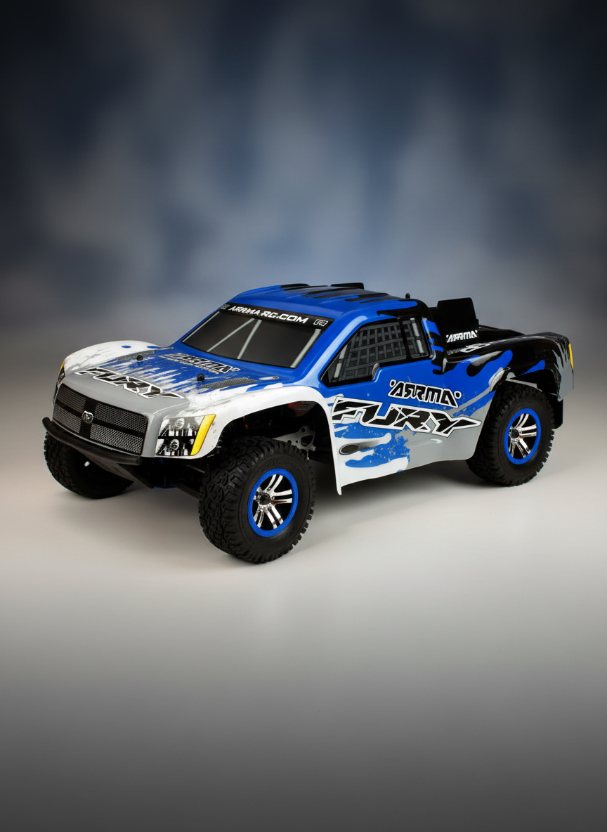 Миниатюра ARRMA Fury MEGA 2WD 1/10 (синий) 1