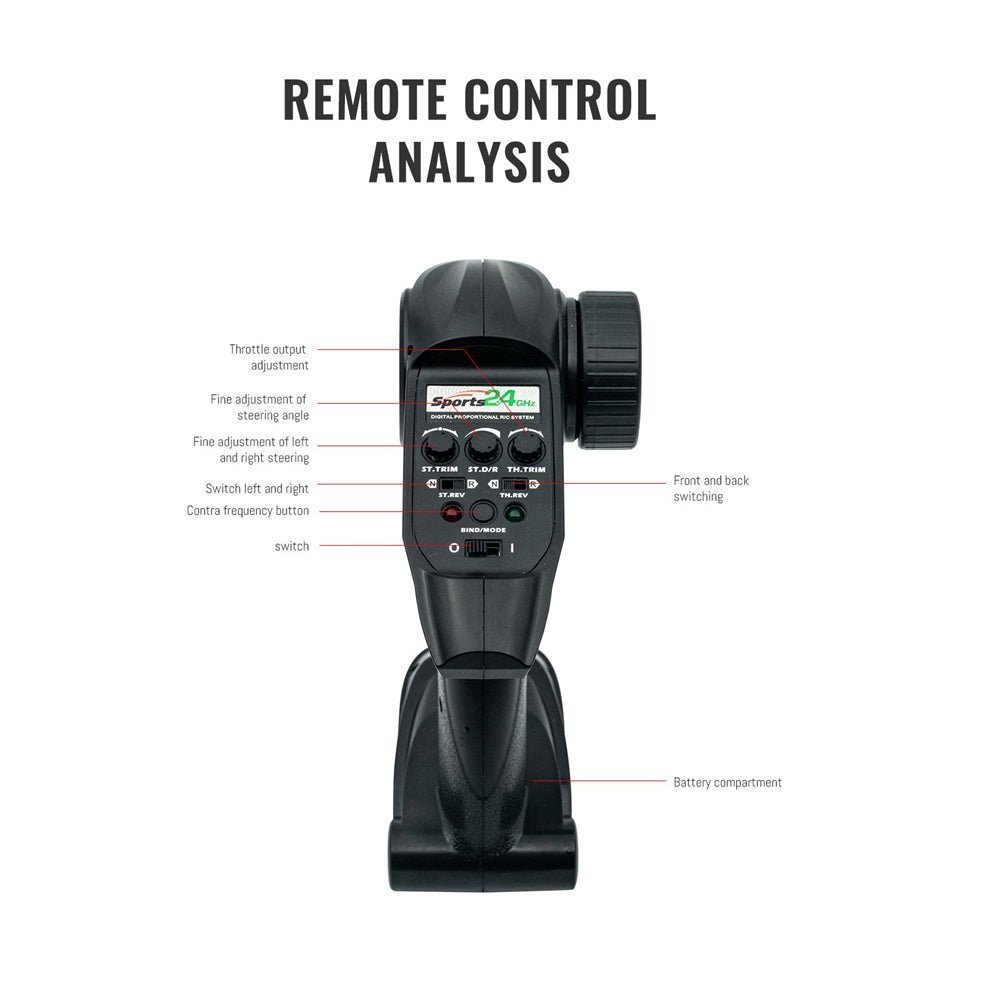 Миниатюра Радиоуправляемая машина Haiboxing Destroyer 1/16 4WD RTR 9