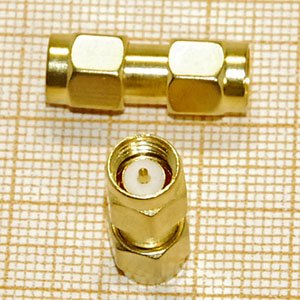 Миниатюра Высокочастотный переходник SMA (Male) на SMA (Male) 6