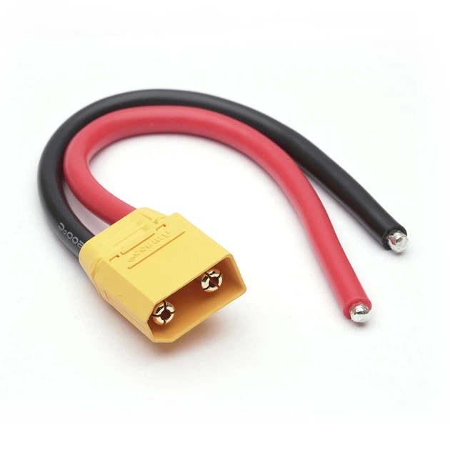 Миниатюра Разъем Amass XT90 (male) на проводе 15cm 12AWG 3