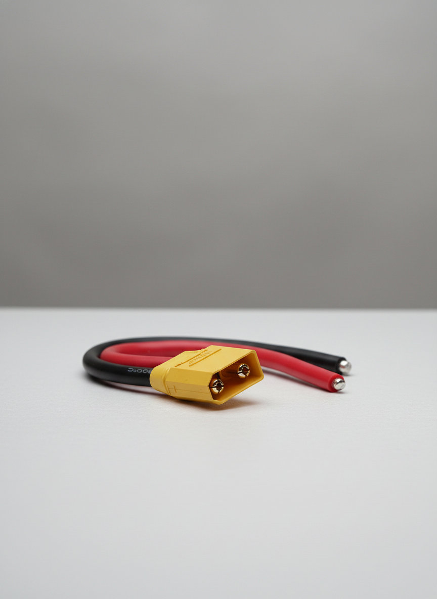 Миниатюра Разъем Amass XT90 (male) на проводе 15cm 12AWG 2