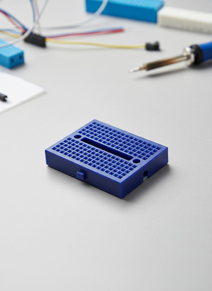 Миниатюра Макетная плата SYB-170 синяя для прототипирования схем 1