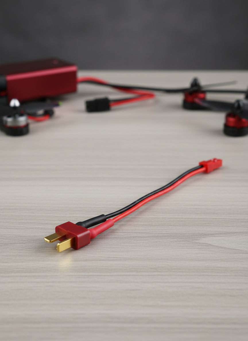 Миниатюра Переходник T plug Male Папа - JST Female Мама для радиомоделей 1