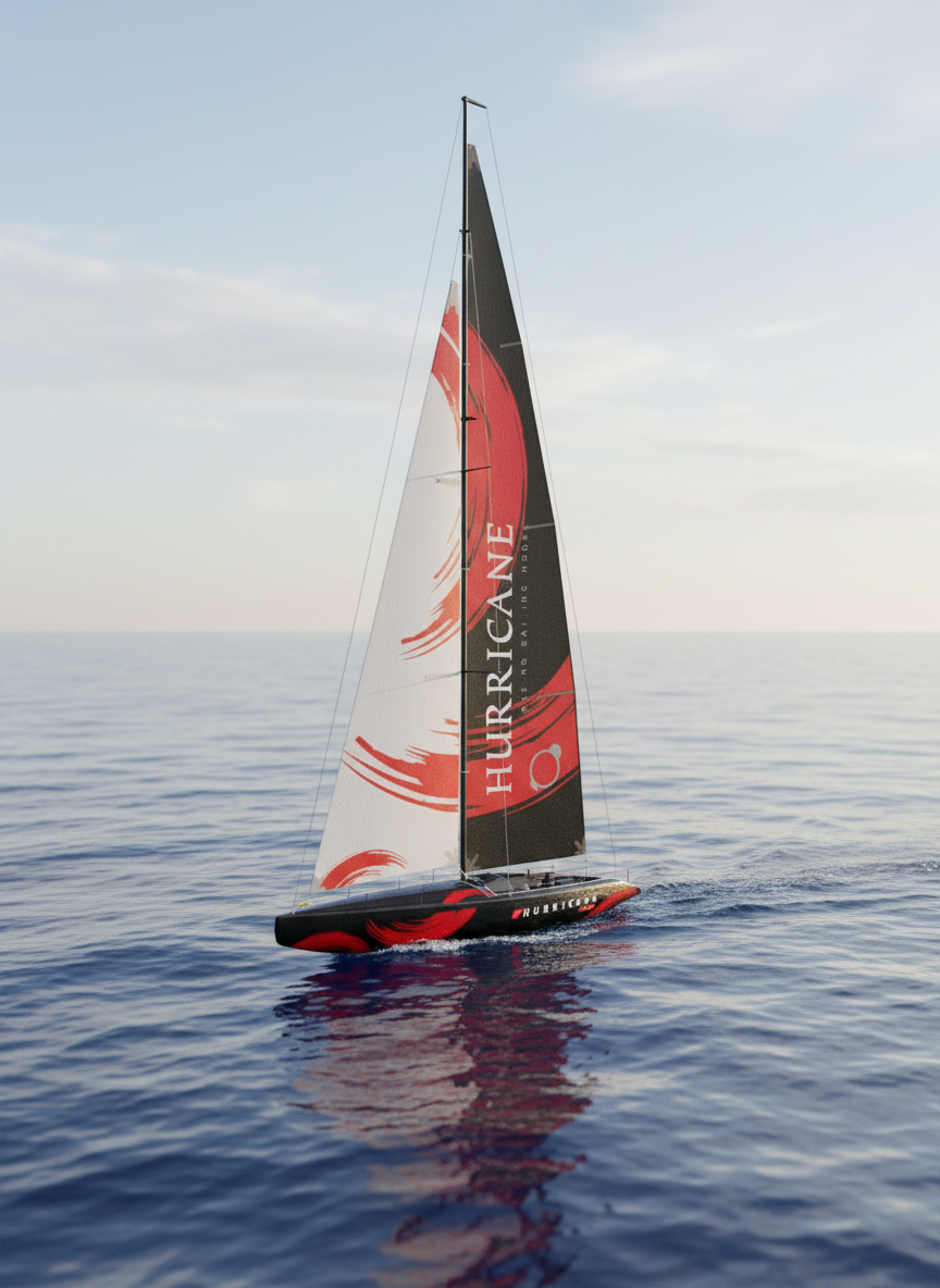Миниатюра Радиоуправляемая яхта Racent Hurricane 1000мм RTR 1