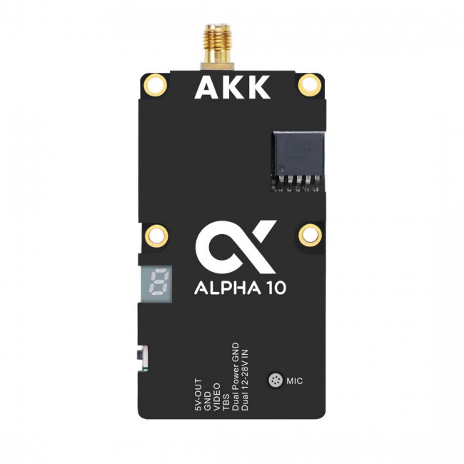 Миниатюра Видеопередатчик AKK Alpha VTX 10 (10W 80CH) 2