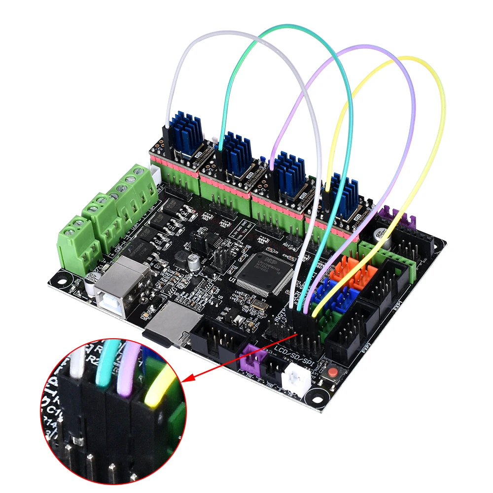 Миниатюра Драйвер шагового двигателя TMC2208 V3.0 (UART) 6