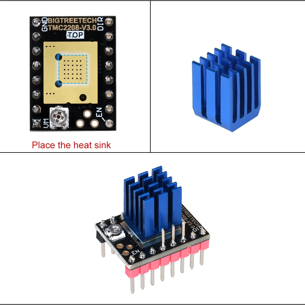 Миниатюра Драйвер шагового двигателя TMC2208 V3.0 (UART) 9