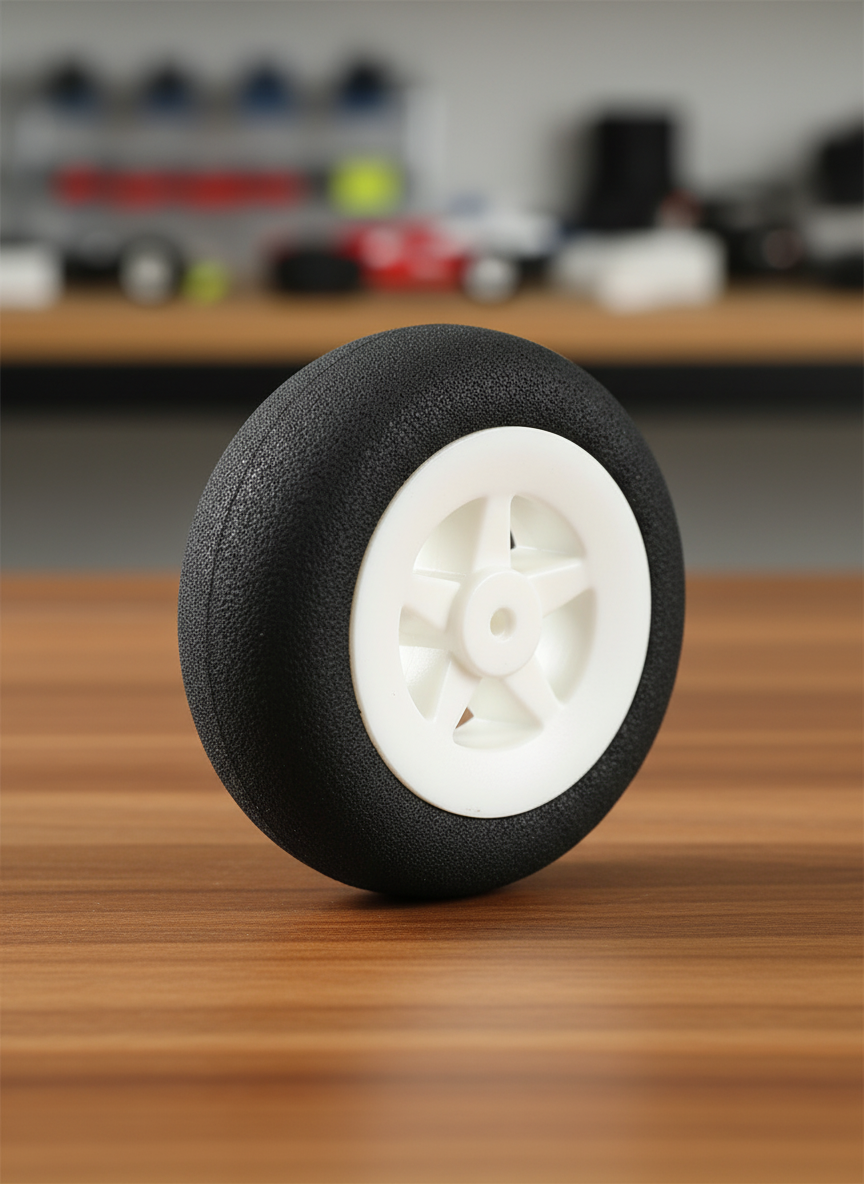 Миниатюра Колесо легкое 30 x 11 мм вал 1 мм Haoye для RC моделей 1