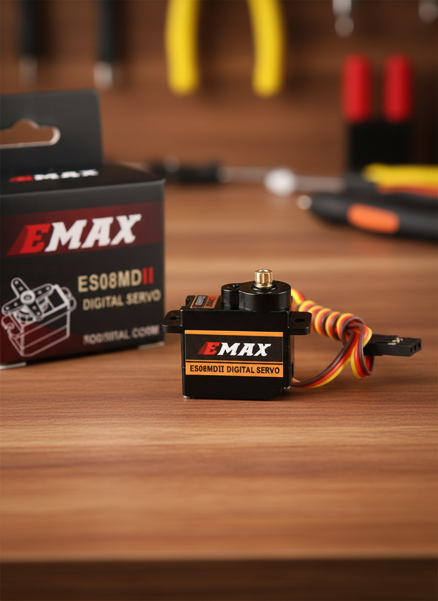 Миниатюра Цифровой сервопривод EMAX ES08D II для RC моделей 1