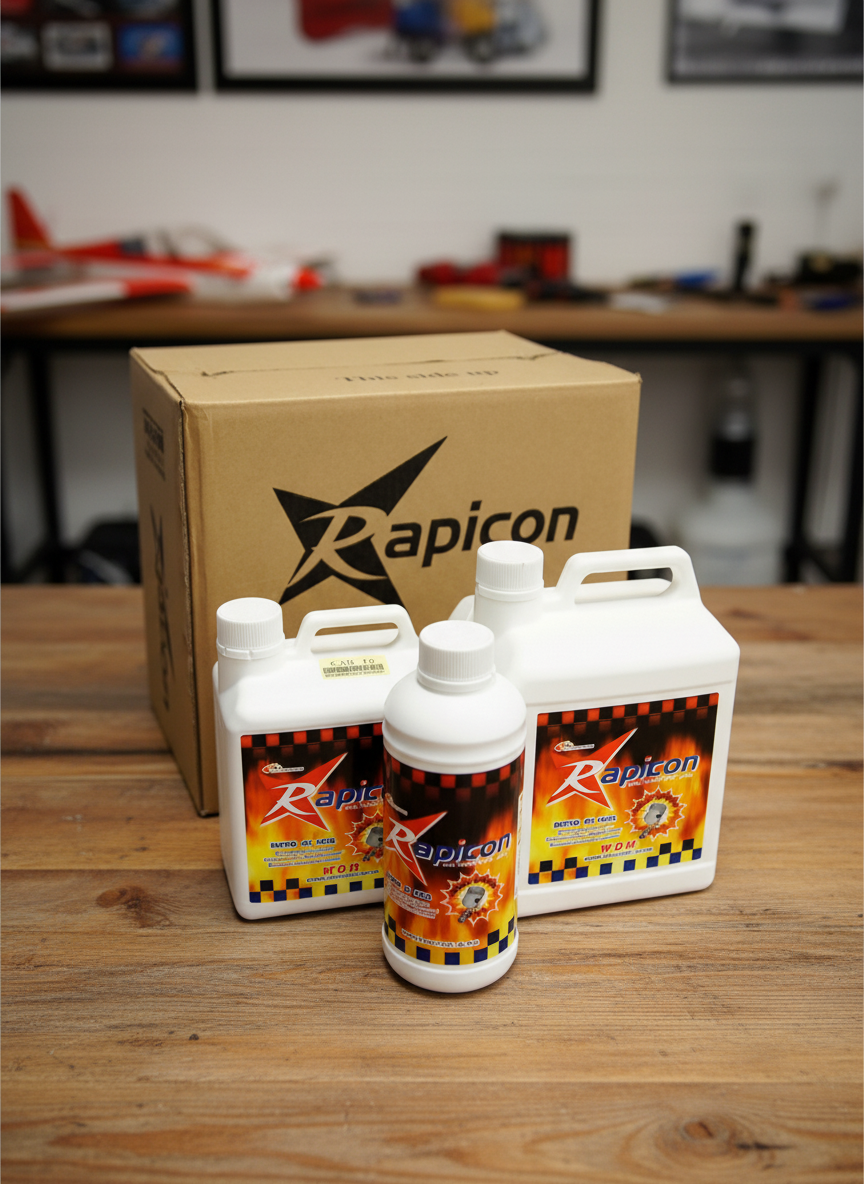 Миниатюра Топливо Rapicon 0% FAI F1C с касторовым маслом, 4л 1