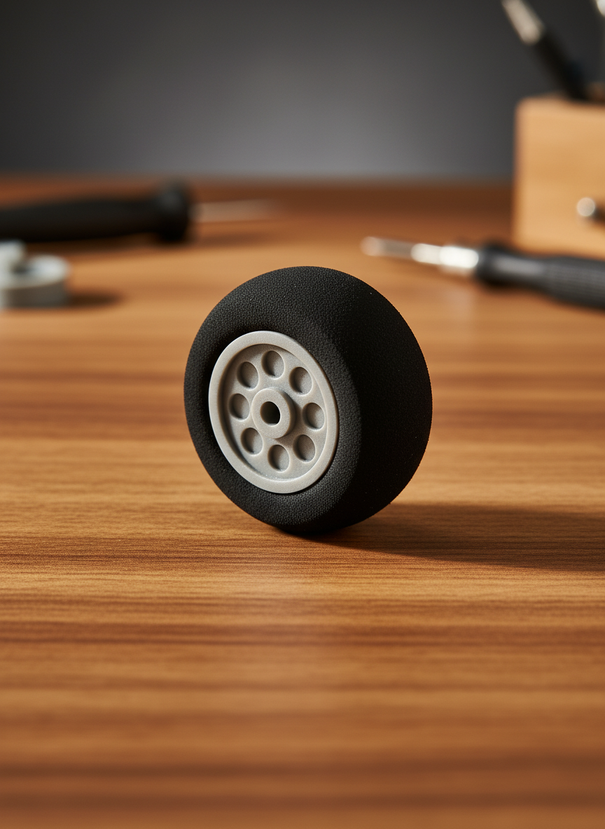 Миниатюра Колесо легкое 35 x 15 мм вал 3,5 мм  для RC моделей 1