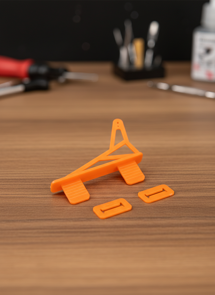 Миниатюра Кабанчик Haoye оранжевый 50х25х12 мм для RC моделей 1