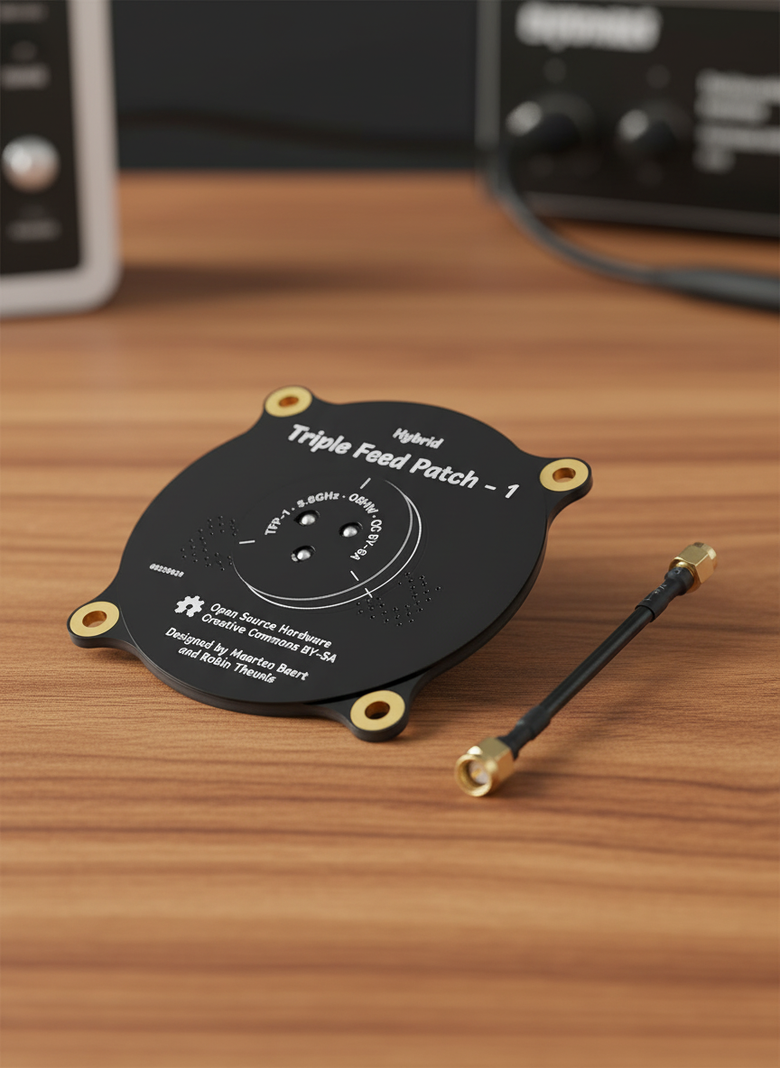 Миниатюра Патч-антенна 5.8GHz с усилением 9.4dBi и разъемом SMA 1