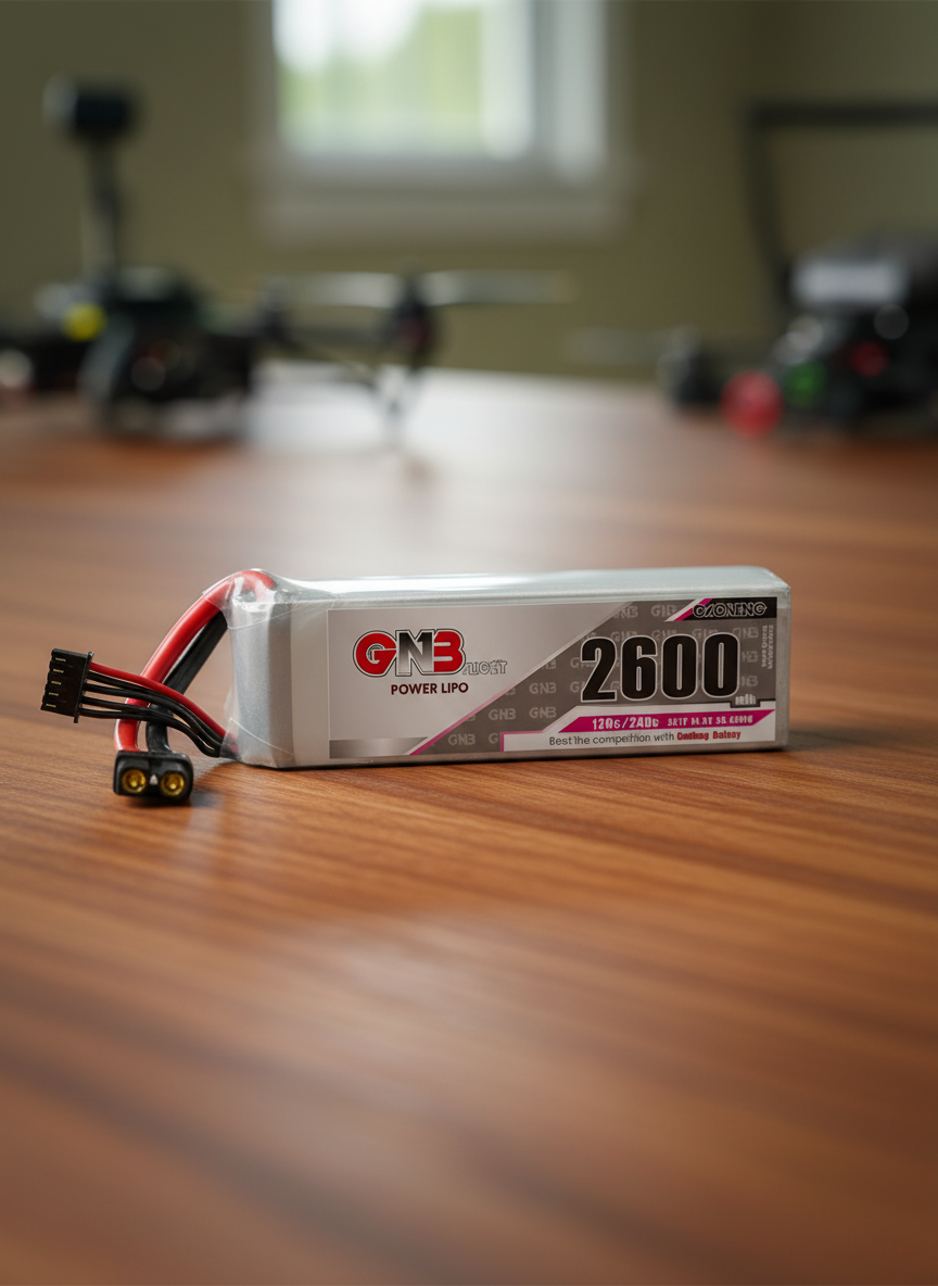 Миниатюра Аккумулятор GAONENG GNB 2600 мАч 22.2 V 120C для RC моделей 1