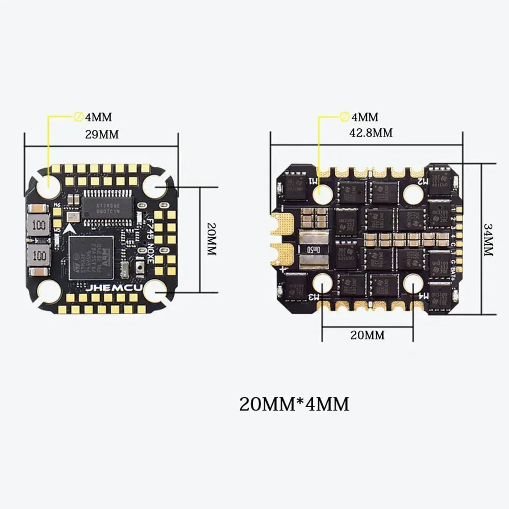 Миниатюра Стэк JHEMCU F745+AM32 60A ESC 3